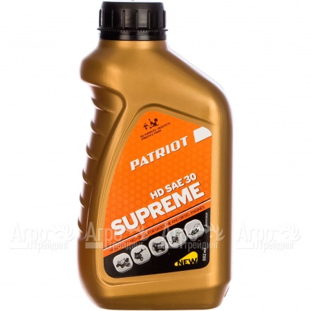 Масло Patriot Supreme HD SAE 30 592 мл для 4-х тактных двигателей в Ижевске