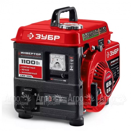 Бензогенератор инверторный Зубр СБИ-1100 1 кВт в Ижевске