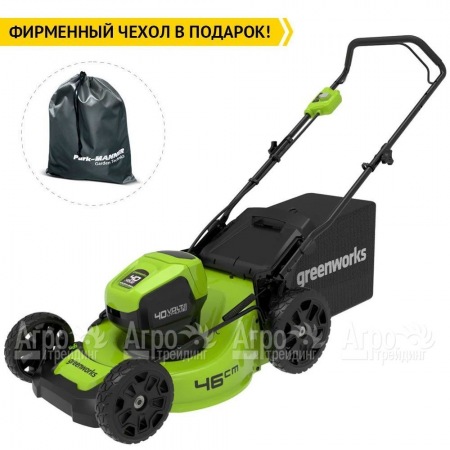 Газонокосилка аккумуляторная GreenWorks GD40LM46HP 4 Ач в Ижевске