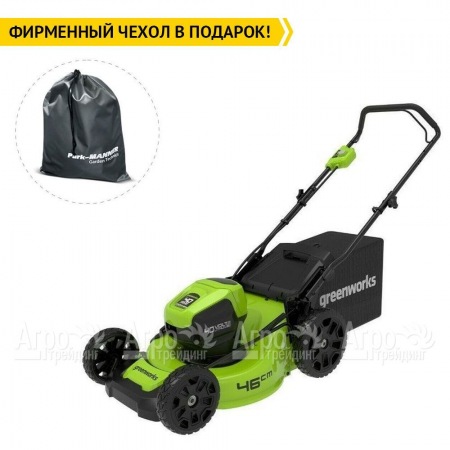 Газонокосилка аккумуляторная GreenWorks GD40LM46HP (без аккумулятора и зарядного устройства) в Ижевске