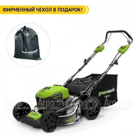 Газонокосилка аккумуляторная GreenWorks GD40LM46SP  в Ижевске