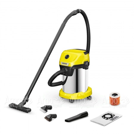 Хозяйственный пылесос Karcher WD 3 S V-19/4/20 SuctionBrushKit в Ижевске