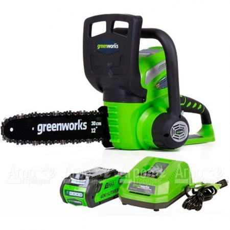 Аккумуляторная пила GreenWorks G40CS30II-12" 4 Ач в Ижевске