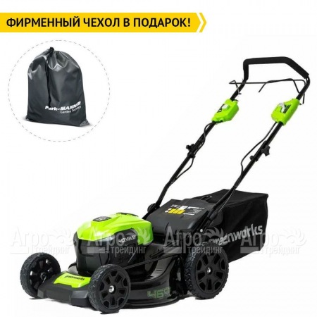 Газонокосилка аккумуляторная GreenWorks GD40LM46SP 8 Ач в Ижевске