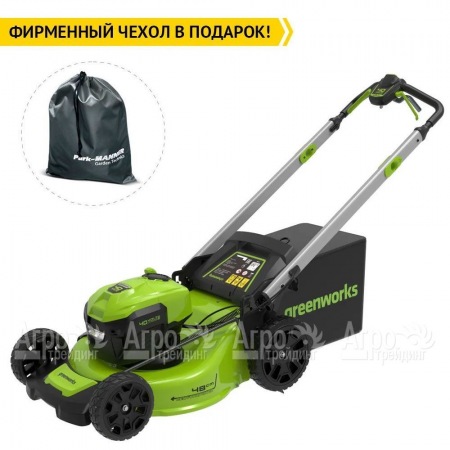 Газонокосилка аккумуляторная GreenWorks GD40LM48SPК4 в Ижевске