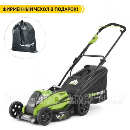 Газонокосилка аккумуляторная GreenWorks GD40LM45K6 в Ижевске