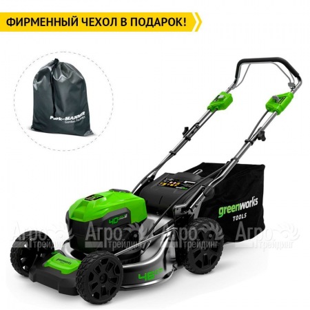 Газонокосилка аккумуляторная GreenWorks GD40LM46SPK6 в Ижевске