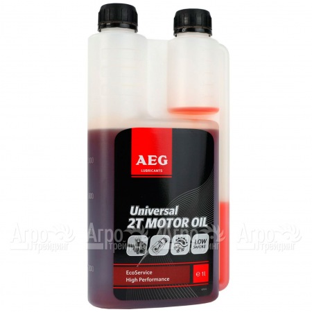 Масло минеральное Universal AEG 2T Motor Motor Oil API TC 1 л для 2-х тактных двигателей в Ижевске