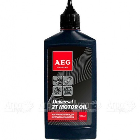 Масло AEG Semi Synthetic 2T Motor Oil API TC п/с 100 мл для 2-х тактных двигателей в Ижевске