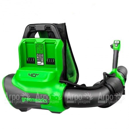 Воздуходувка аккумуляторная GreenWorks 40V 2408107 (без аккумулятора и зарядного устройства)  в Ижевске