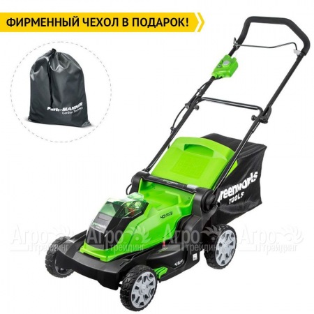 Газонокосилка аккумуляторная GreenWorks G40LM41K3 в Ижевске