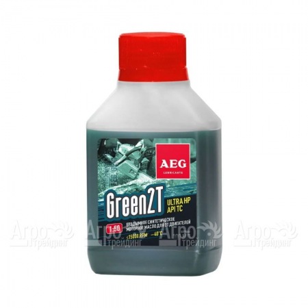 Масло синтетическое AEG Green HP 2T Motor Oil API TC 100 мл для 2-х тактных двигателей в Ижевске