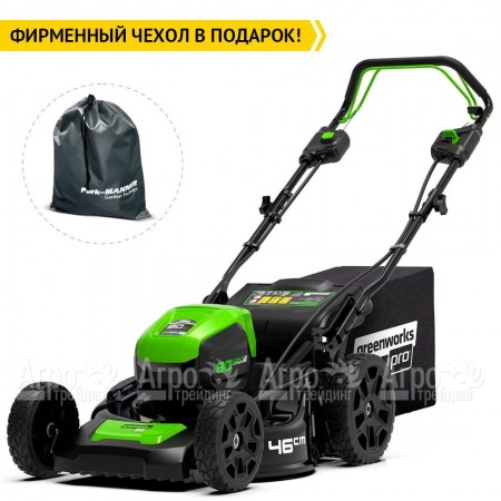 Газонокосилка аккумуляторная GreenWorks GD80LM46SP (без аккумулятора и зарядного устройства) в Ижевске