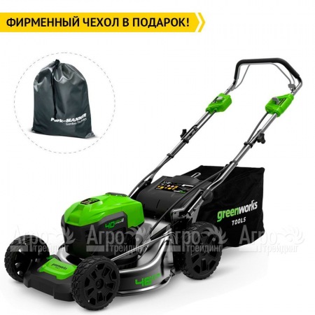 Газонокосилка аккумуляторная GreenWorks GD40LM46SPK4 в Ижевске