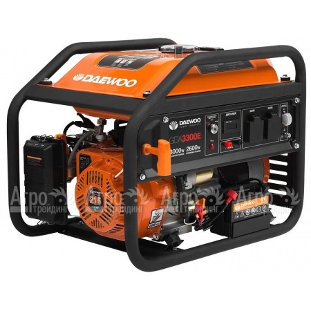 Бензогенератор Daewoo GDA 3300E 2.6 кВт в Ижевске