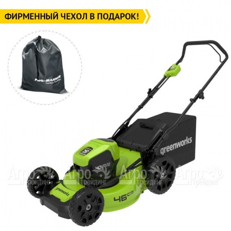 Газонокосилка аккумуляторная GreenWorks GD40LM46HP 6 Ач в Ижевске