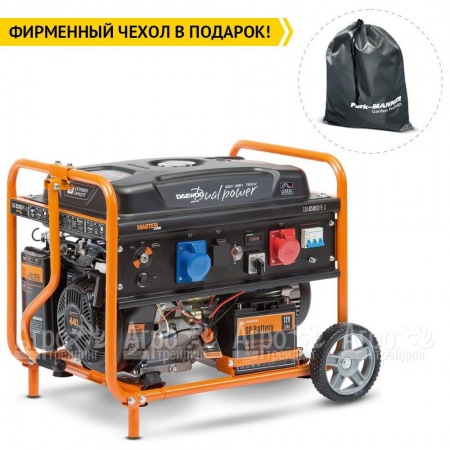 Бензогенератор Daewoo GDA 8500 DPE-3 DUAL POWER 220-380 7 кВт в Ижевске