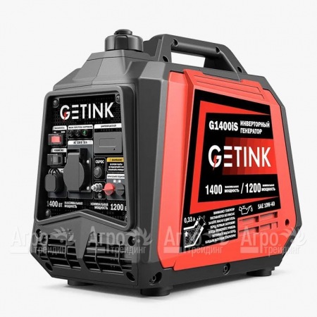 Бензогенератор инверторный Getink G1400iS 1.2 кВт в Ижевске