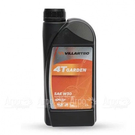 Масло моторное летнее Villartec 5098410000 4T Garden SAE W-30, 1 л для 4-х тактных двигателей  в Ижевске