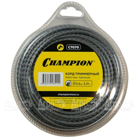 Корд триммерный Champion Platin Saw 3.5м, 17м (зубчатый)  в Ижевске