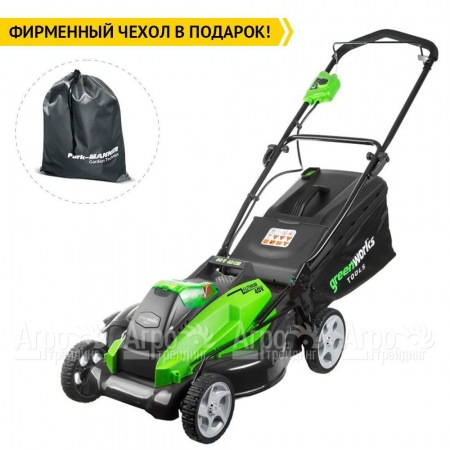 Газонокосилка аккумуляторная GreenWorks G40LM45K2 в Ижевске