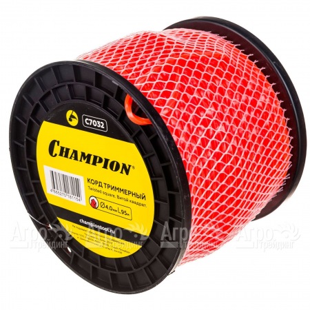 Корд триммерный Champion Twisted Square 4.0мм, 95м (витой квадрат)+нож  в Ижевске
