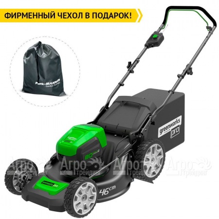 Газонокосилка аккумуляторная GreenWorks GD80LM46K4 в Ижевске