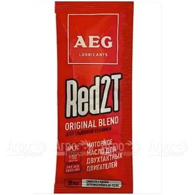 Масло минеральное AEG RED 2T Original blend API TC 20 мл для 2-х тактных двигателей в Ижевске