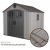 Пластиковый сарай LifeTime WoodLook 8х10 в Ижевске